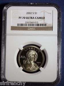 2002 S Sacagawea $1 NGC PF70 Ultra Cameo  
