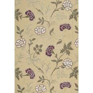  Sheridan Linen Embroidery Mulberry by F Schumacher Fabric 