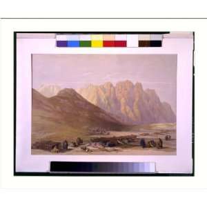   Said Mount Sinai Feby 18th 1839 / David Roberts, R.A.