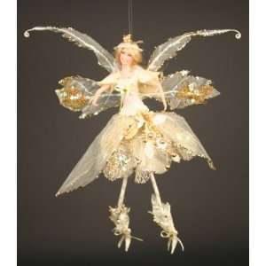   Sparkling Fairy 12 Ornament Mystical Gold Fairy 