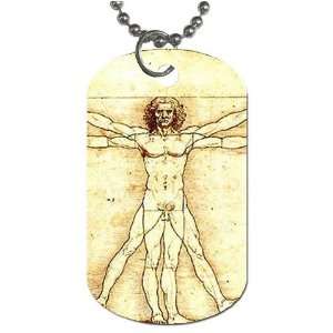  Davincis Man Dog Tag with 30 chain necklace Great Gift 