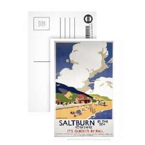 Railway Posters   Saltburn by the Sea   Postcard (Pack of 8)   6x4 
