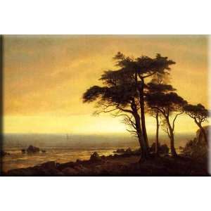   Coast 16x11 Streched Canvas Art by Bierstadt, Albert: Home & Kitchen