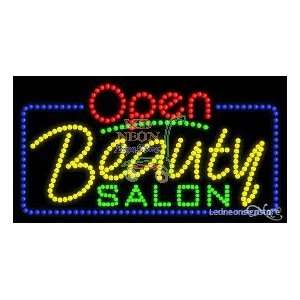  Beauty Salon LED Sign 17 inch tall x 32 inch wide x 3.5 
