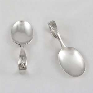  Deauville by Community, Silverplate Baby Spoon, Curved 