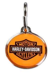 Harley Davidson Pet Dog ID Tag Round  