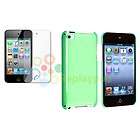 Clear Green Slim Hard Case Cover+Screen Protector Guard