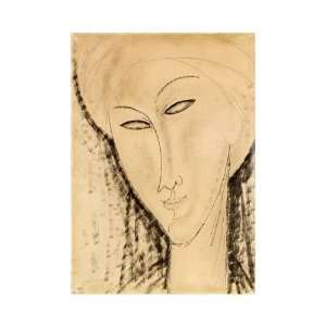 Amedeo Modigliani   Tete De Femme Giclee 