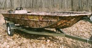 DBK   Camoclad Deluxe Boat Permanent Camo Wrap Kit  