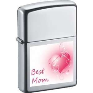  Zippo Best Mom High Polish Chrome Lighter: Kitchen 