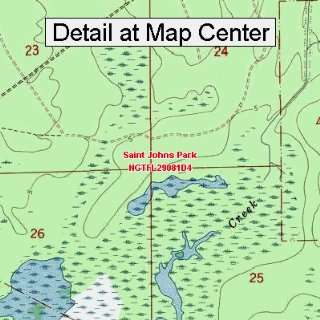   Map   Saint Johns Park, Florida (Folded/Waterproof)