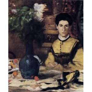   Inch, painting name Madame de Rutte, By Degas Edgar 