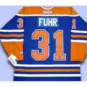   Edmonton Oilers Autographed Vintage Hockey Jersey: Sports & Outdoors