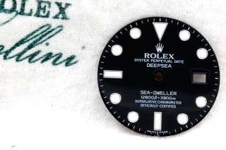 Factory Original Rolex Mens Deepsea Sea Dweller Black Maxi Marker Dial 