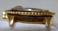Vintage 1963 Mens Rolex GMT Master 1675 18K Gold Rootbeer No Crown 