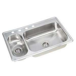  Elkay Kitchen Sink   2 Bowl Dayton DEMR233220