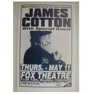  James Cotton Handbill Denver Poster 