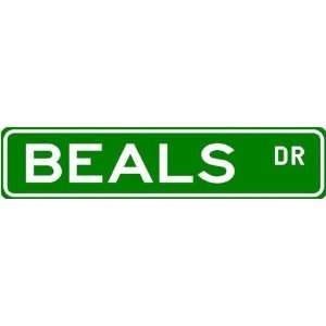 BEALS Street Name Sign ~ Family Lastname Sign ~ Gameroom, Basement 