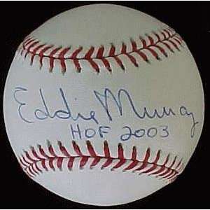  Eddie Murray Signed Baseball   Hof 2003 Gai Global: Sports 