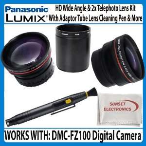  Lens Bundle Kit For Panasonic DMC FZ100 Digital Camera 