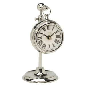   Pocket Watch Nickel Marchant Cream Desktop Clock