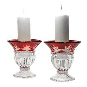  Celebrations by Mikasa Corinth Ruby 4 1/2 Inch Candle 