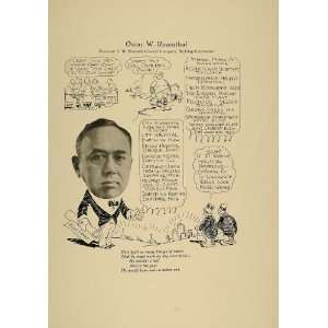 1923 Print Oscar W. Rosenthal Cornell Company Chicago 