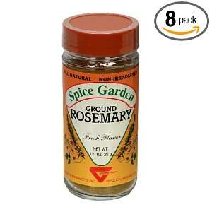 Spice Garden Rosemary, Ground, 0.75 Ounce Jar (Pack of 8)