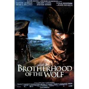  Brotherhood Of The Wolf   Original Movie Poster 