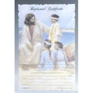  Club Pack of 200 Jesus Sea of Galilee Baptism Certificates 