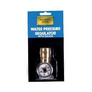  Water Pressure Regulator w/Gauge by Marshall Brass: Home 