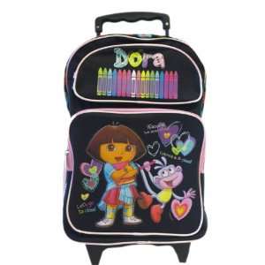   Explorer Large Rolling BackPack   Dora Large Rolling School Bag [Toy