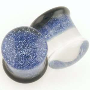  Pair of Glass Double Flared Blizzard Plugs 1 1/4g 5/16 