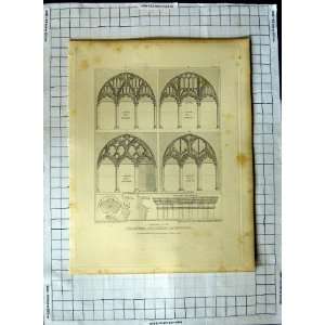    1811 Cloister Norwich Cathedral Artist Repton Roffe