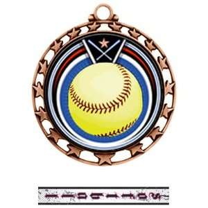  Custom Hasty Awards Softball Eclipse Insert Medals M 4401 