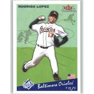  2002 Fleer Tradition Update #U144 Rodrigo Lopez 