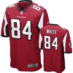 Roddy White Jersey: Home Red Game Replica #84 Nike Atlanta Falcons 