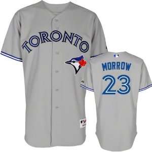 Brandon Morrow Jersey: Adult Majestic Road Grey Authentic Toronto Blue 