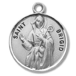  St. Brigid   Sterling Silver Medal (18 Chain): Everything 