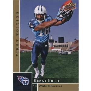   Deck Tennessee Titans Kenny Britt 2009 Trading Card: Sports & Outdoors
