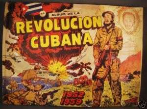 ANTIQUE STICKERS ALBUM COMPLETE REVOLUCION CUBA 1952 59  
