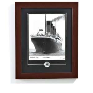  Century Concepts RMS Titanic Photograph with Coal Fragment 