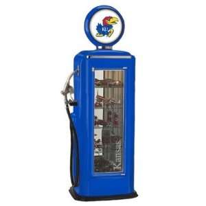  Kansas Jayhawks Gas Pump Display Case