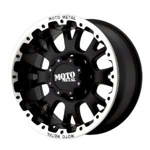 17x8 Moto Metal MO956 (Matte Black w/ Machined Lip) Wheels 