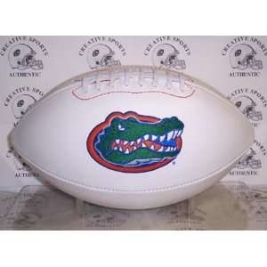   Graham Autographed Football     Florida Gators Full Size NCAA Logo