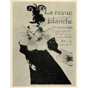  1924 Print La Revue Blanche Toulouse Lautrec Poster 