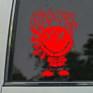  BLINK 182 Red Decal TRAVIS BAND ROCK Truck Window Red 