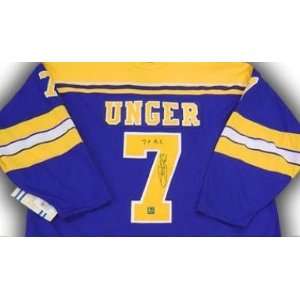 Garry Unger autographed Hockey Jersey (St. Louis Blues)  