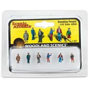  Woodland Scenics Model Scenery, Figures   1/16, Standing 