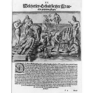   Krancken zu heylen pflegn,1603?,Indians healing sick